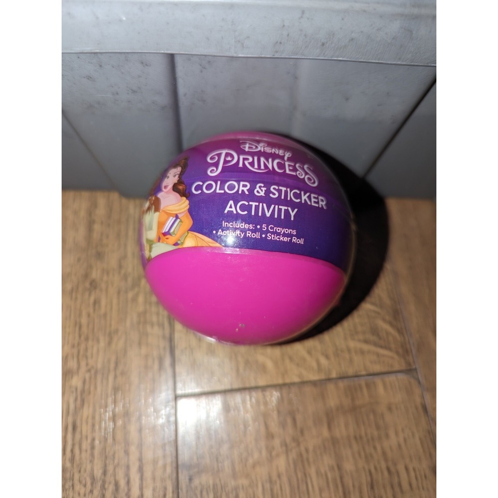 Disney Princess Color And Sticker Activity
